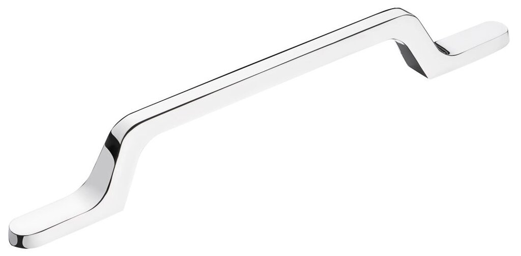 Ручка-скоба мебельная Kerron S-2430 128 мм, цвет хром от компании ИП Фомичев - фото 1