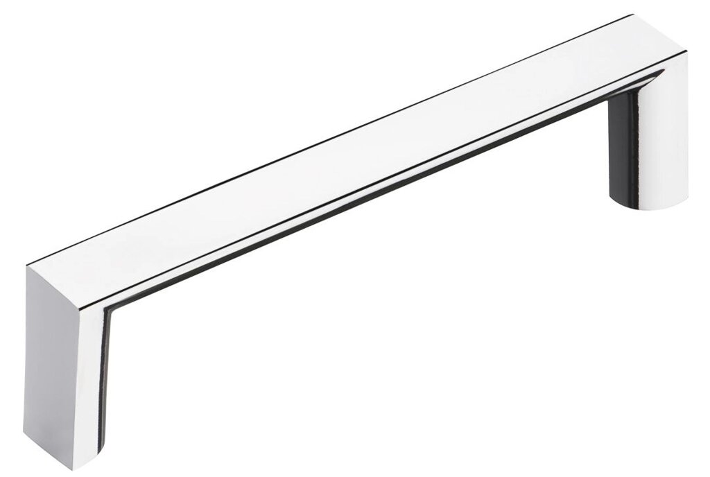 Ручка-скоба мебельная Kerron S-2440 96 мм, цвет хром от компании ИП Фомичев - фото 1