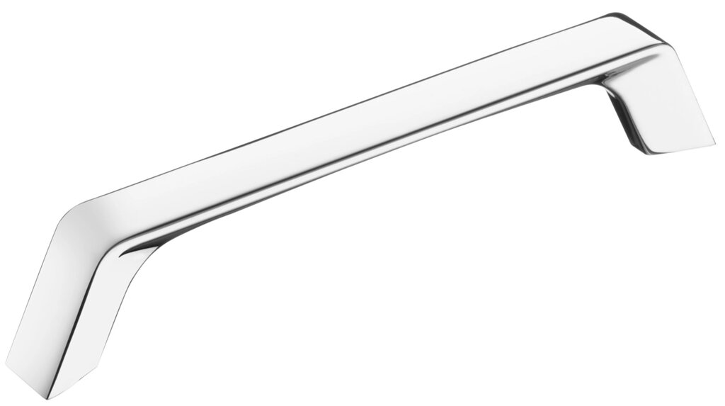 Ручка-скоба мебельная Kerron S-2460 128 мм, цвет хром от компании ИП Фомичев - фото 1