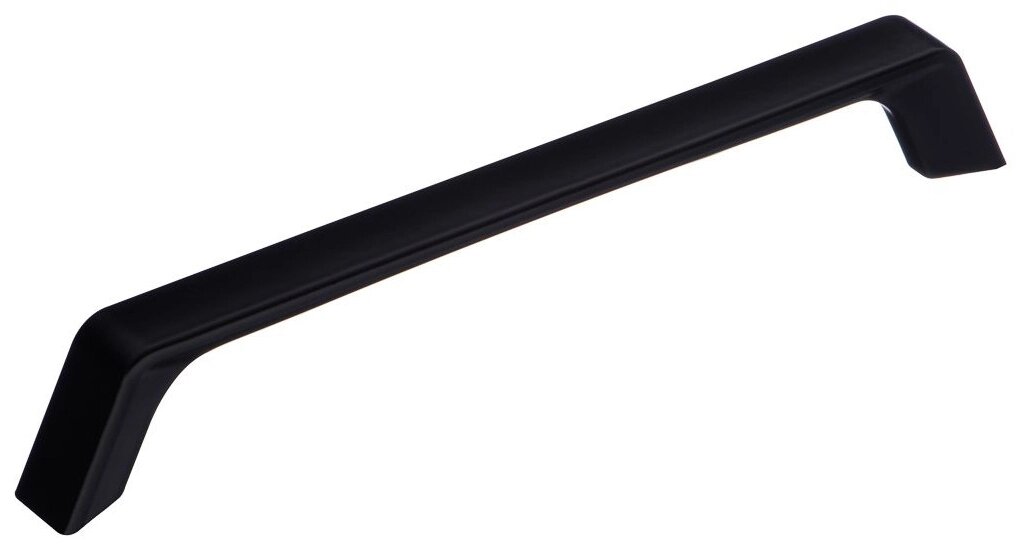 Ручка-скоба мебельная Kerron S-2460 160 мм, цвет матовый чёрный от компании ИП Фомичев - фото 1
