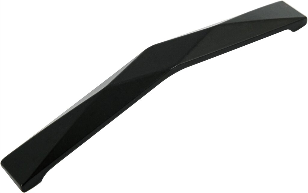 Ручка-скоба мебельная RS-105 128 мм, цвет матовый черный от компании ИП Фомичев - фото 1