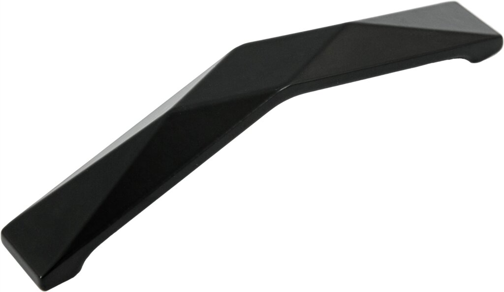 Ручка-скоба мебельная RS-105 96 мм, цвет матовый черный от компании ИП Фомичев - фото 1