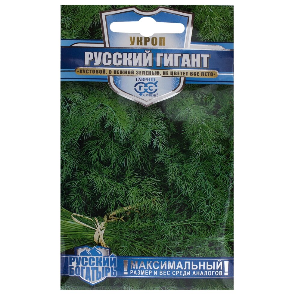 Семена Укроп «Русский гигант» от компании ИП Фомичев - фото 1