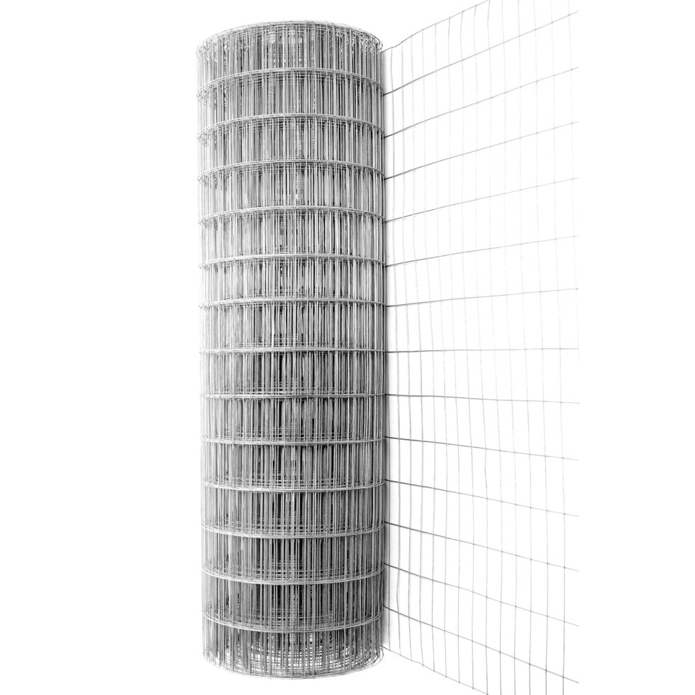 Сетка оцинкованная, размер ячейки 75х100 мм, размер сетки 1.5х15 м от компании ИП Фомичев - фото 1