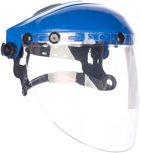 Щиток защитный лицевой СИБИН с экраном из поликарбоната, храповый механизм