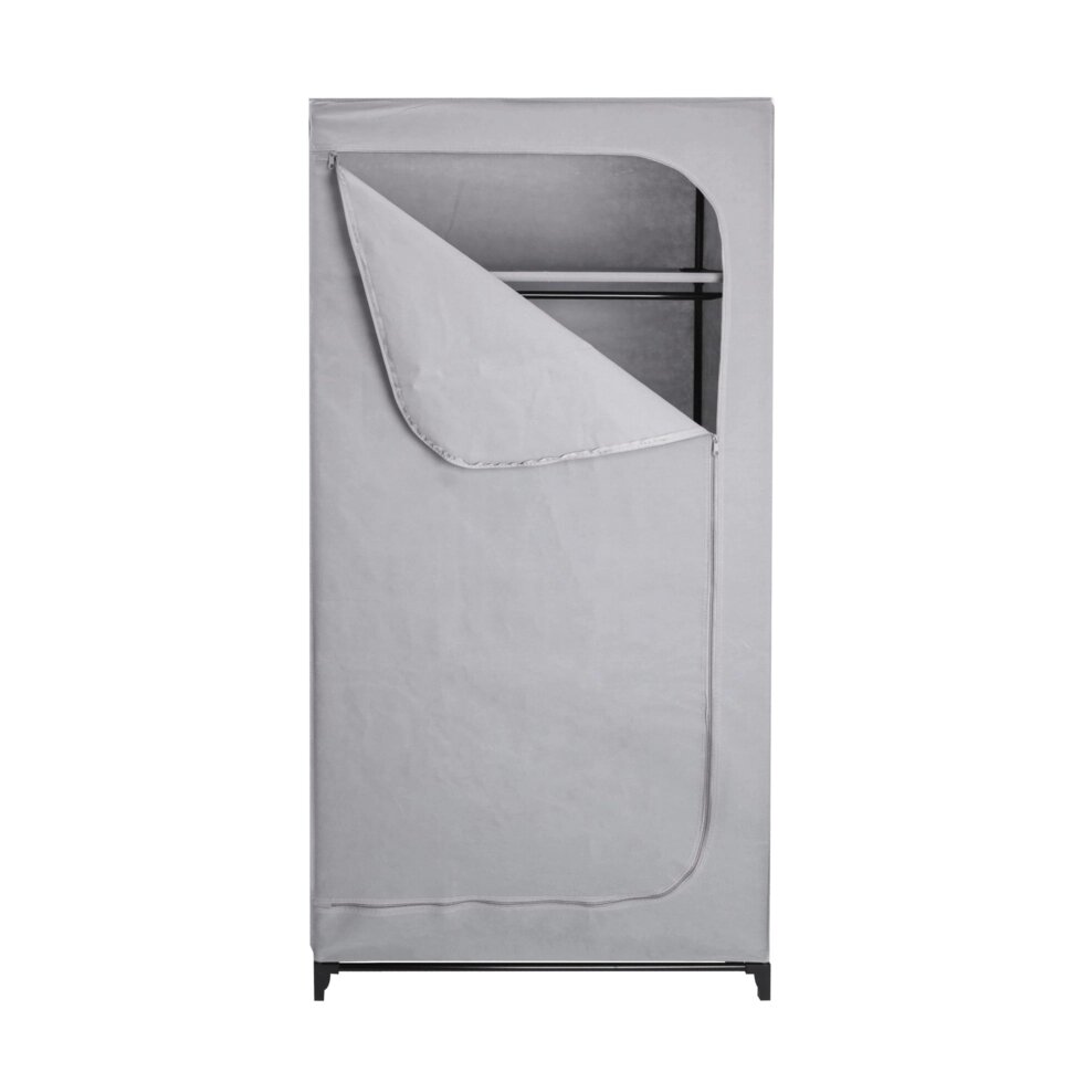 Шкаф-чехол для одежды Spaceo 75x160x45 см сталь/нетканый материал цвет светло-серый от компании ИП Фомичев - фото 1