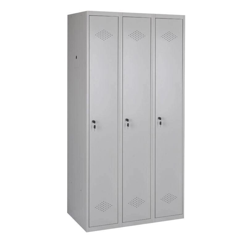 Шкаф мебельный 90x186x50 см ST металлический серый от компании ИП Фомичев - фото 1