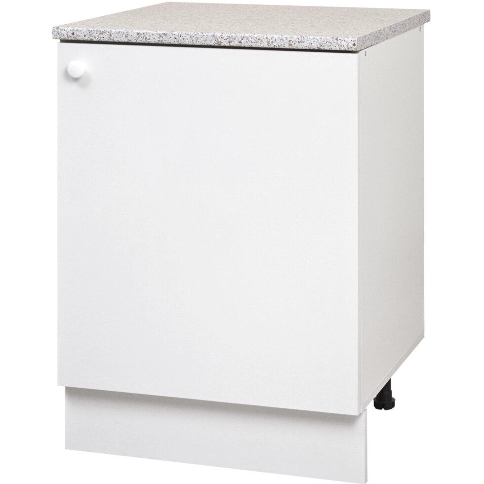 Шкаф напольный Бэлла 60x86x60 см, ЛДСП, цвет белый от компании ИП Фомичев - фото 1