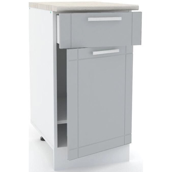 Шкаф напольный «Тортора» 40x86х60 см, МДФ, цвет серый от компании ИП Фомичев - фото 1