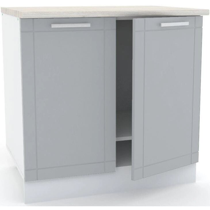 Шкаф напольный «Тортора» 80x86х60 см, МДФ, цвет серый от компании ИП Фомичев - фото 1