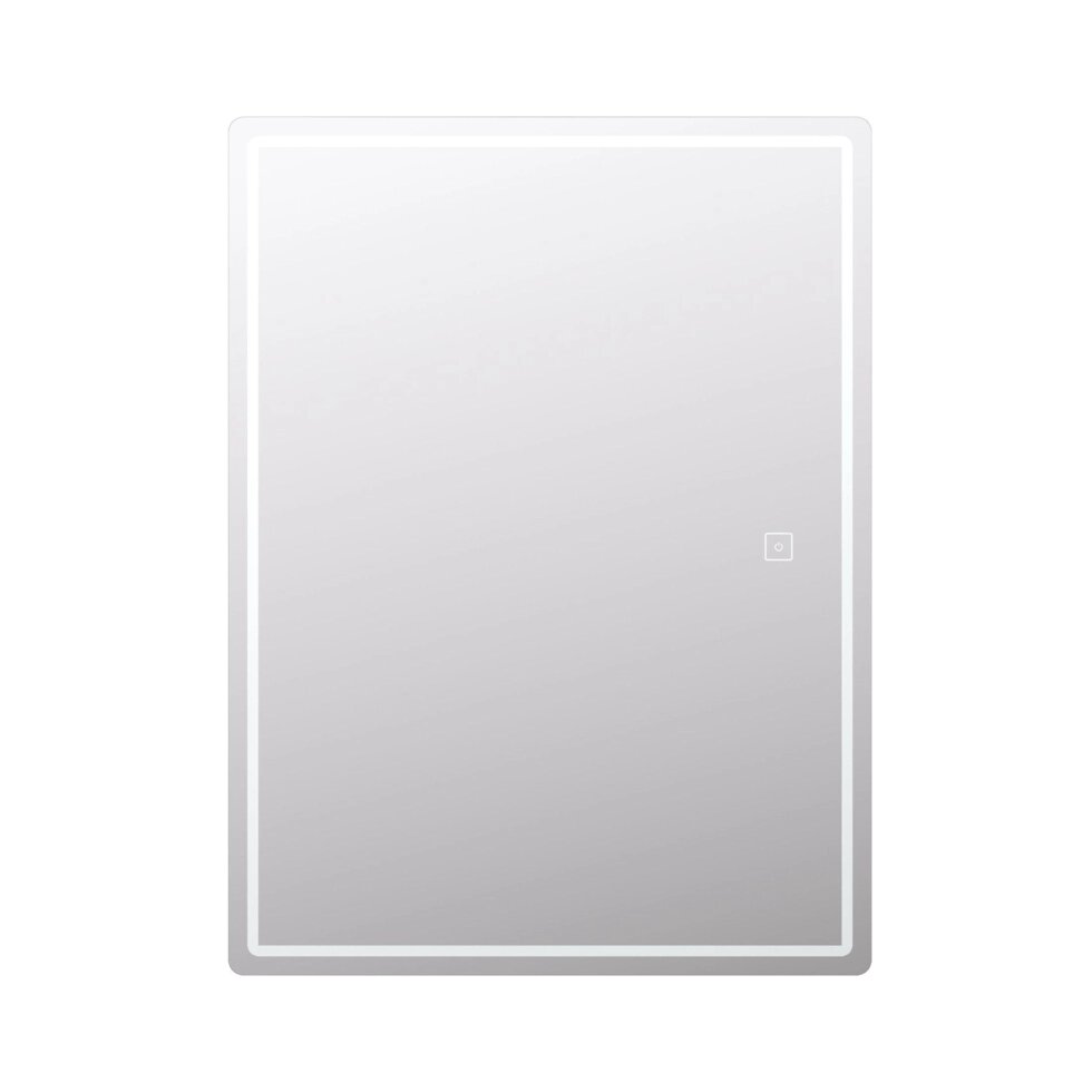 Шкаф зеркальный подвесной Look с подсветкой 60х80 см цвет белый от компании ИП Фомичев - фото 1