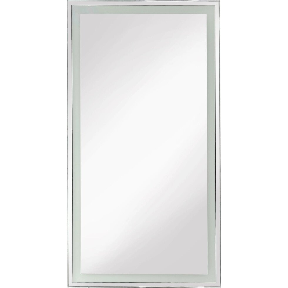 Шкаф зеркальный подвесной Montero White LED с подсветкой 35х65 см цвет белый от компании ИП Фомичев - фото 1
