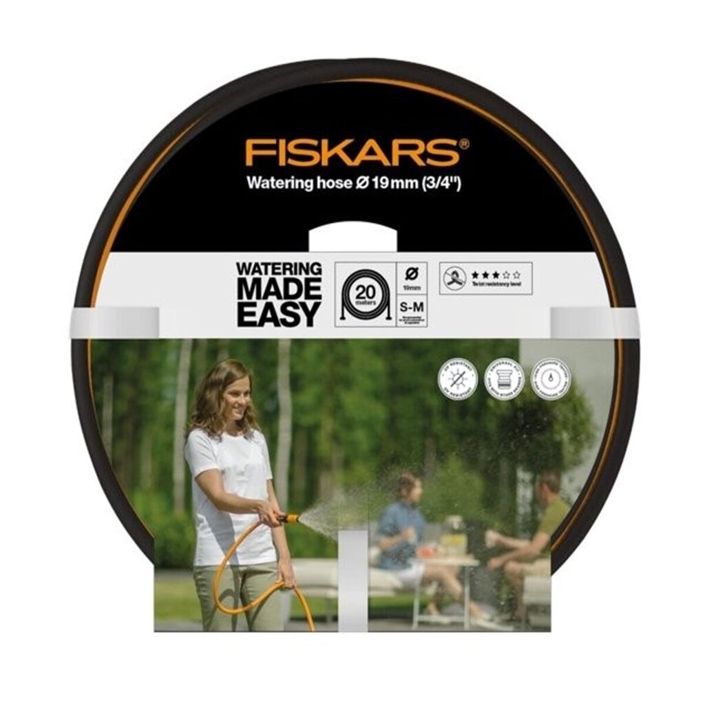 Шланг поливочный 3/4" 20 м FISKARS Q3 от компании ИП Фомичев - фото 1