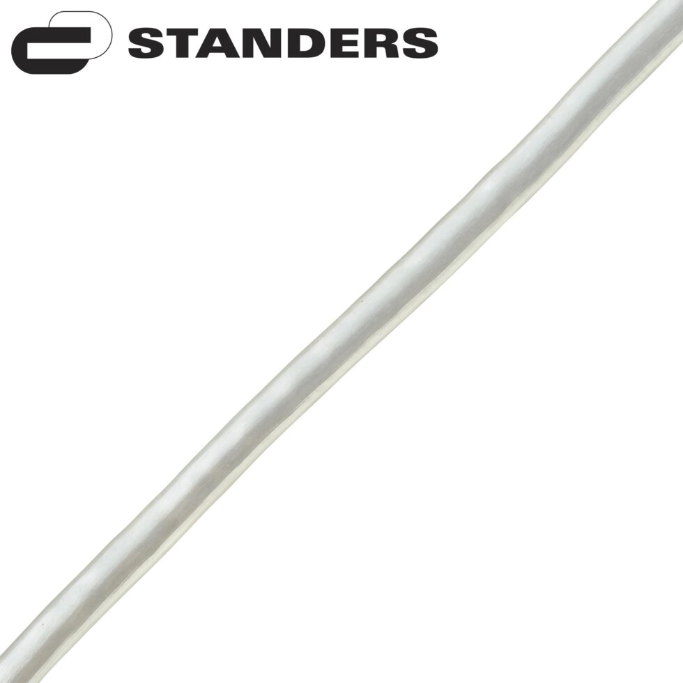 Шнур бельевой Standers 4 мм 10 м ПВХ, цвет белый от компании ИП Фомичев - фото 1