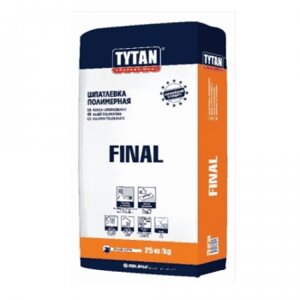 Шпаклевка TYTAN финишная полимерная FINAL (25кг) IKZB000062