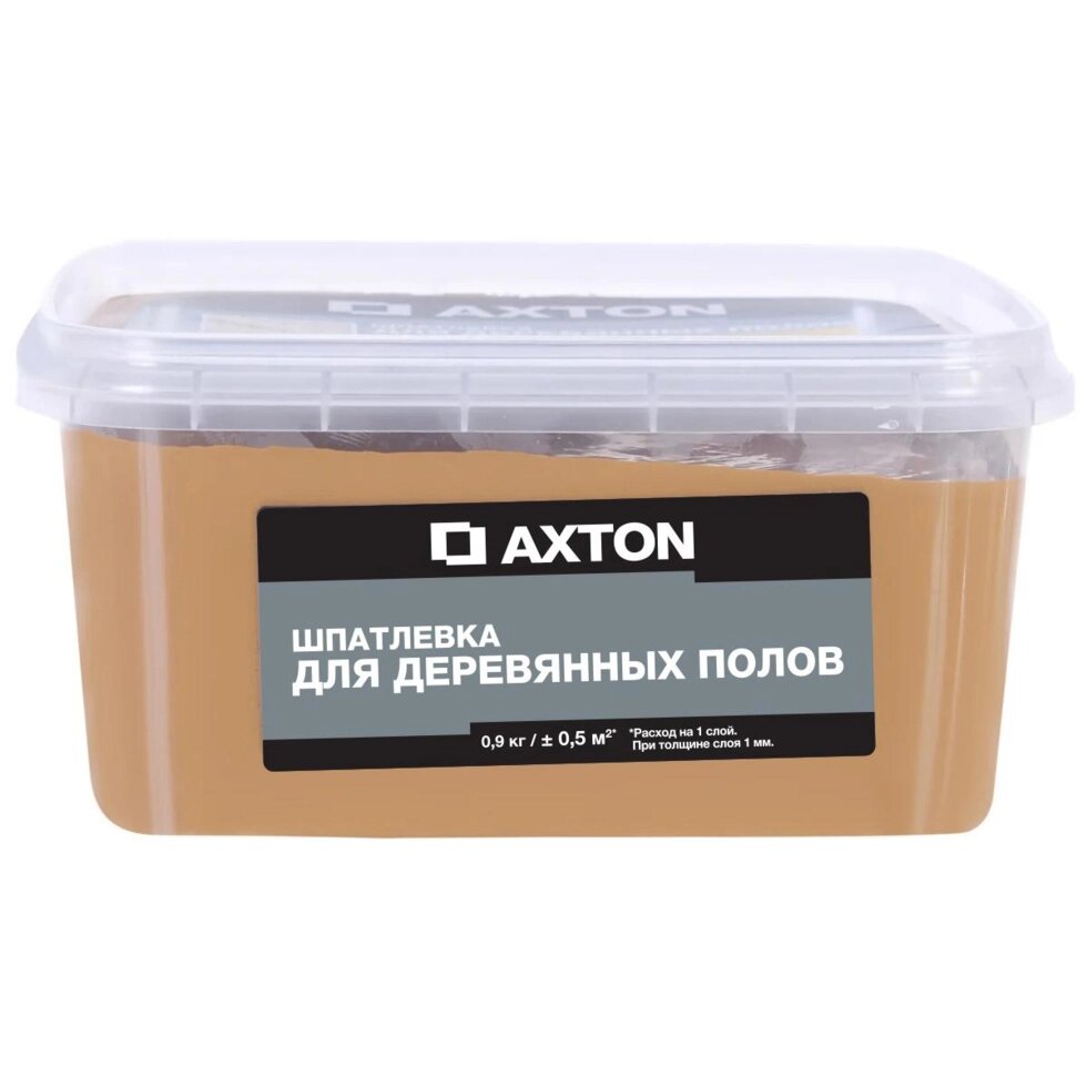 Шпатлёвка Axton для деревянных полов 0,9 кг антик от компании ИП Фомичев - фото 1