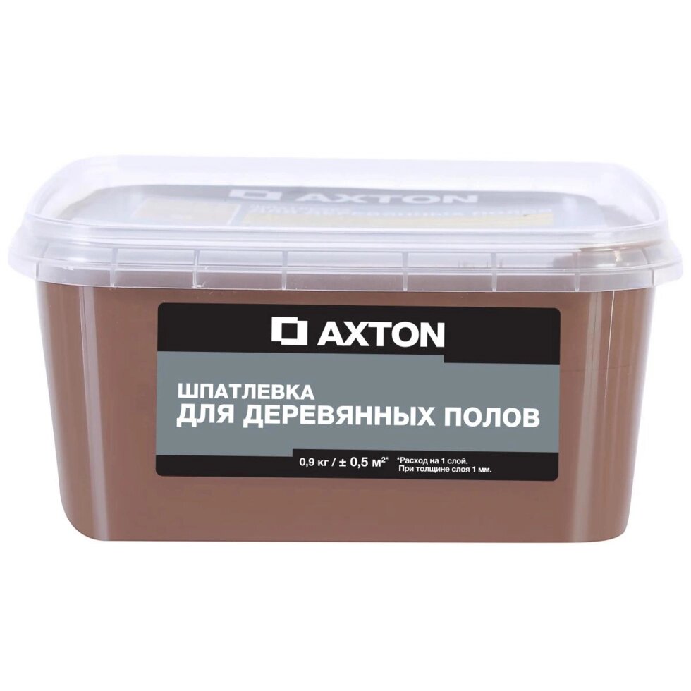 Шпатлёвка Axton для деревянных полов 0,9 кг хани от компании ИП Фомичев - фото 1