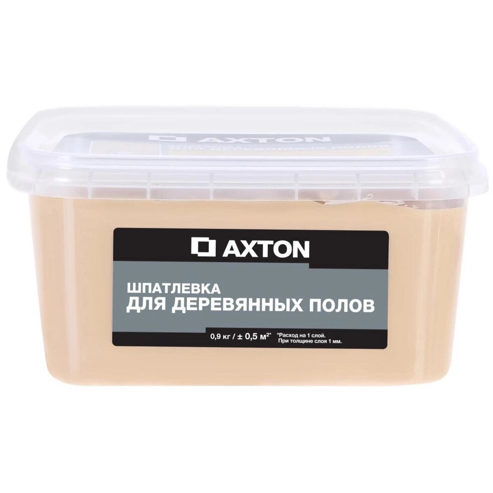Шпатлёвка Axton для деревянных полов 0,9 кг сосна от компании ИП Фомичев - фото 1