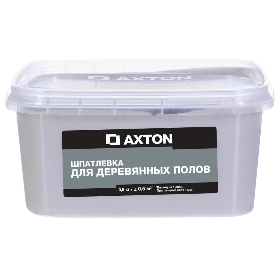 Шпатлёвка Axton для деревянных полов 0,9 кг тач от компании ИП Фомичев - фото 1