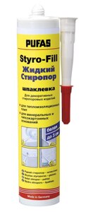 Шпатлевка PUFAS Styro-Fill Жидкий стиропор 12х310мл.