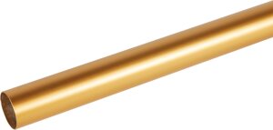 Штанга гладкая 20-160 см, сталь, цвет золото матовое