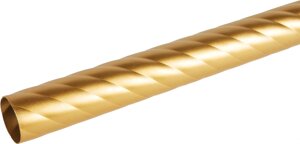 Штанга витая 20-160 см, сталь, цвет золото матовое