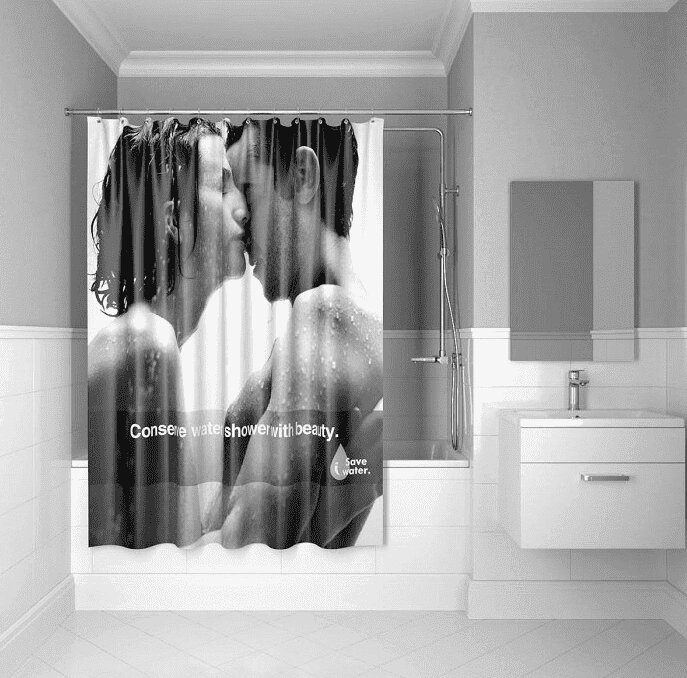 Штора IDDIS для ванной полиэстер Romance 180*200 SCID160P от компании ИП Фомичев - фото 1