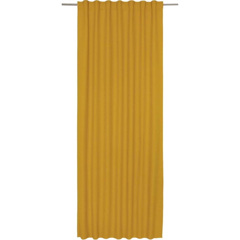 Штора на ленте Lidia Solemio, 140х280 см, однотонный, цвет жёлтый от компании ИП Фомичев - фото 1