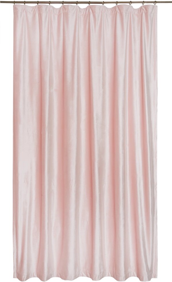 Штора на ленте «New Pink», 200х270 см, орнамент, цвет розовый бархат от компании ИП Фомичев - фото 1
