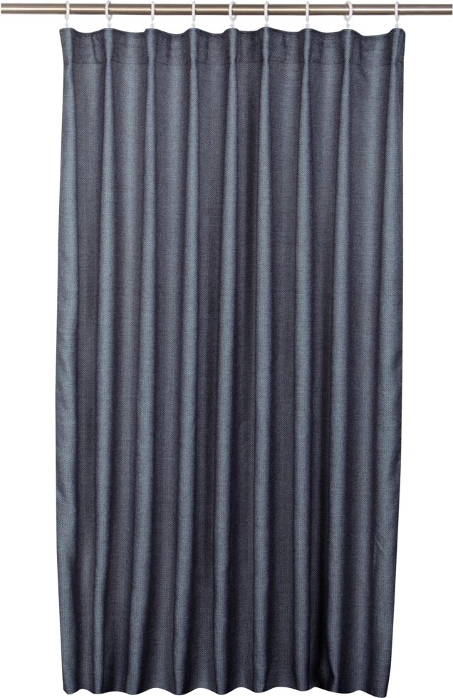 Штора на ленте Sely 200x280 см цвет серо-синий от компании ИП Фомичев - фото 1