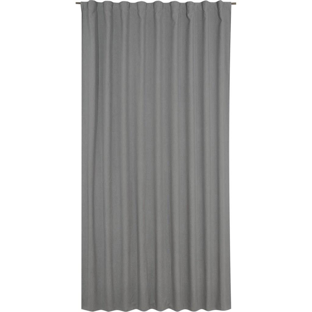 Штора на ленте со скрытыми петлями Inspire Teora 200x280 см цвет серый Granit 3 от компании ИП Фомичев - фото 1