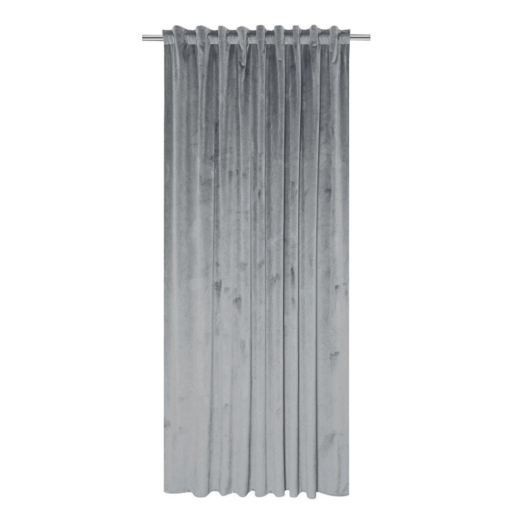 Штора на ленте со скрытыми петлями Inspire Tony 200x280 см цвет серый Granit 3 от компании ИП Фомичев - фото 1