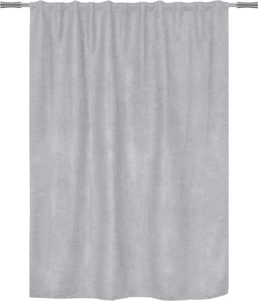 Штора на ленте со скрытыми петлями «Manchester», 200x280 см, цвет светло-серый от компании ИП Фомичев - фото 1