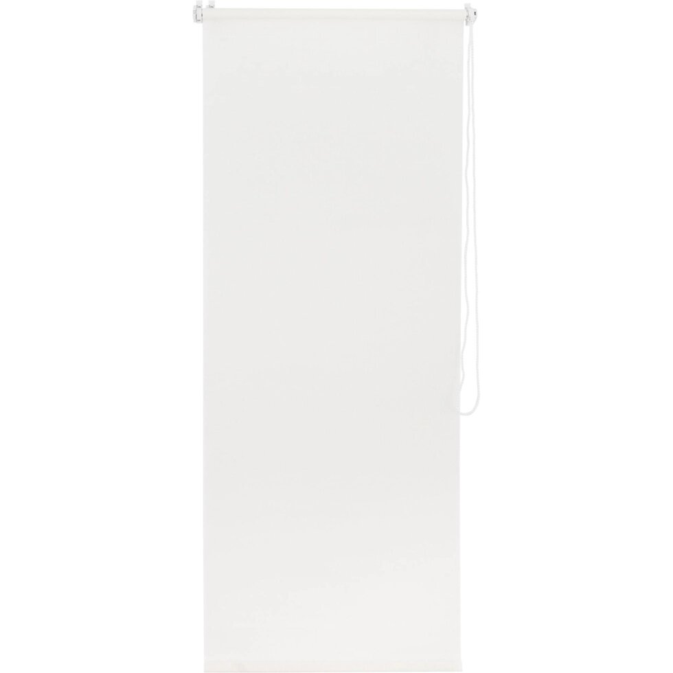 Штора рулонная Inspire Шантунг 110x250 см белая от компании ИП Фомичев - фото 1