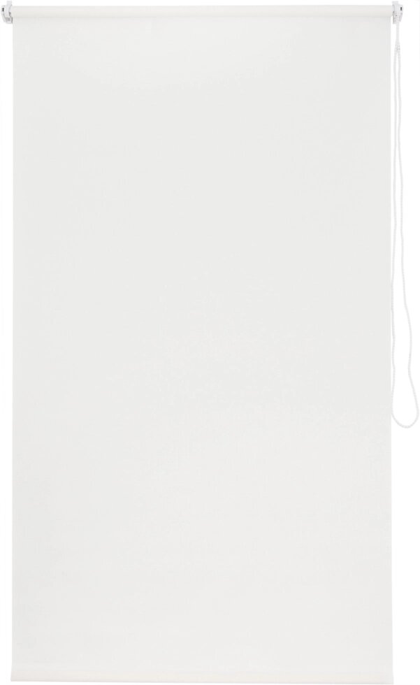 Штора рулонная Inspire Шантунг 80х160 см цвет белый от компании ИП Фомичев - фото 1