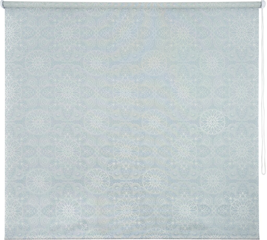 Штора рулонная «Мандала» 160х175 см, цвет голубой от компании ИП Фомичев - фото 1