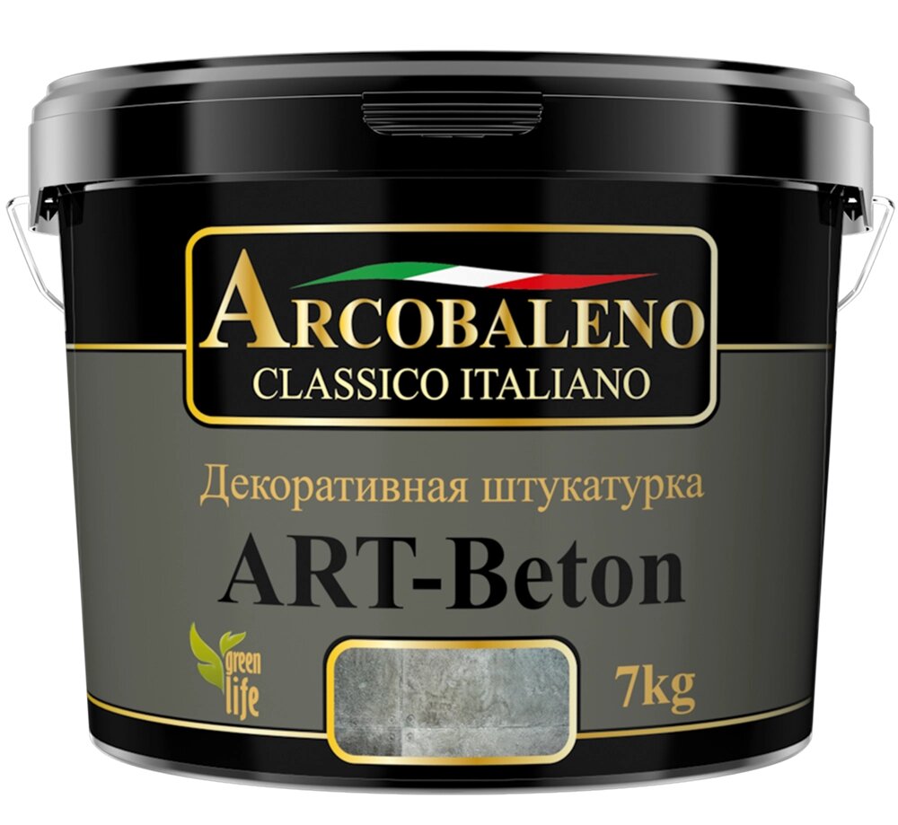 Штукатурка декоративная Arcobaleno ART-Beton 15кг от компании ИП Фомичев - фото 1