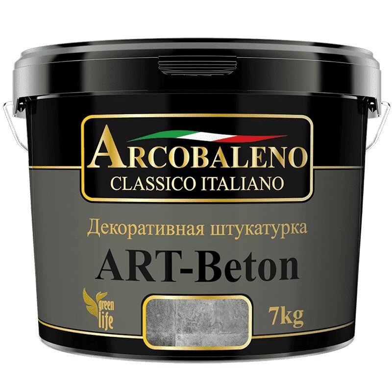 Штукатурка декоративная Arcobaleno ART-Beton 7кг от компании ИП Фомичев - фото 1