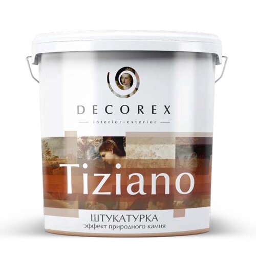 Штукатурка декоративная DecorEX Tiziano (Тициан) 15кг от компании ИП Фомичев - фото 1