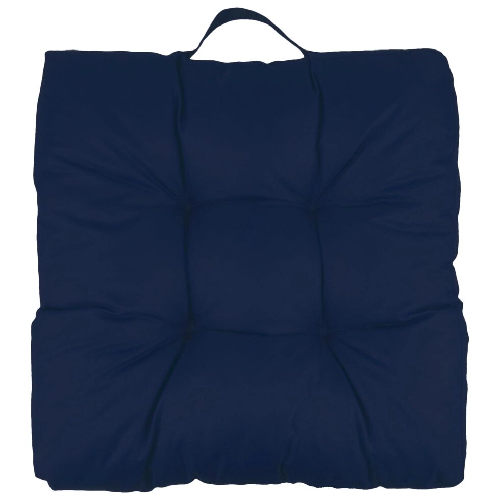 Сидушка для пикника Linen Way 50х50х10 см водоотталкивающая цвет светло-синий от компании ИП Фомичев - фото 1