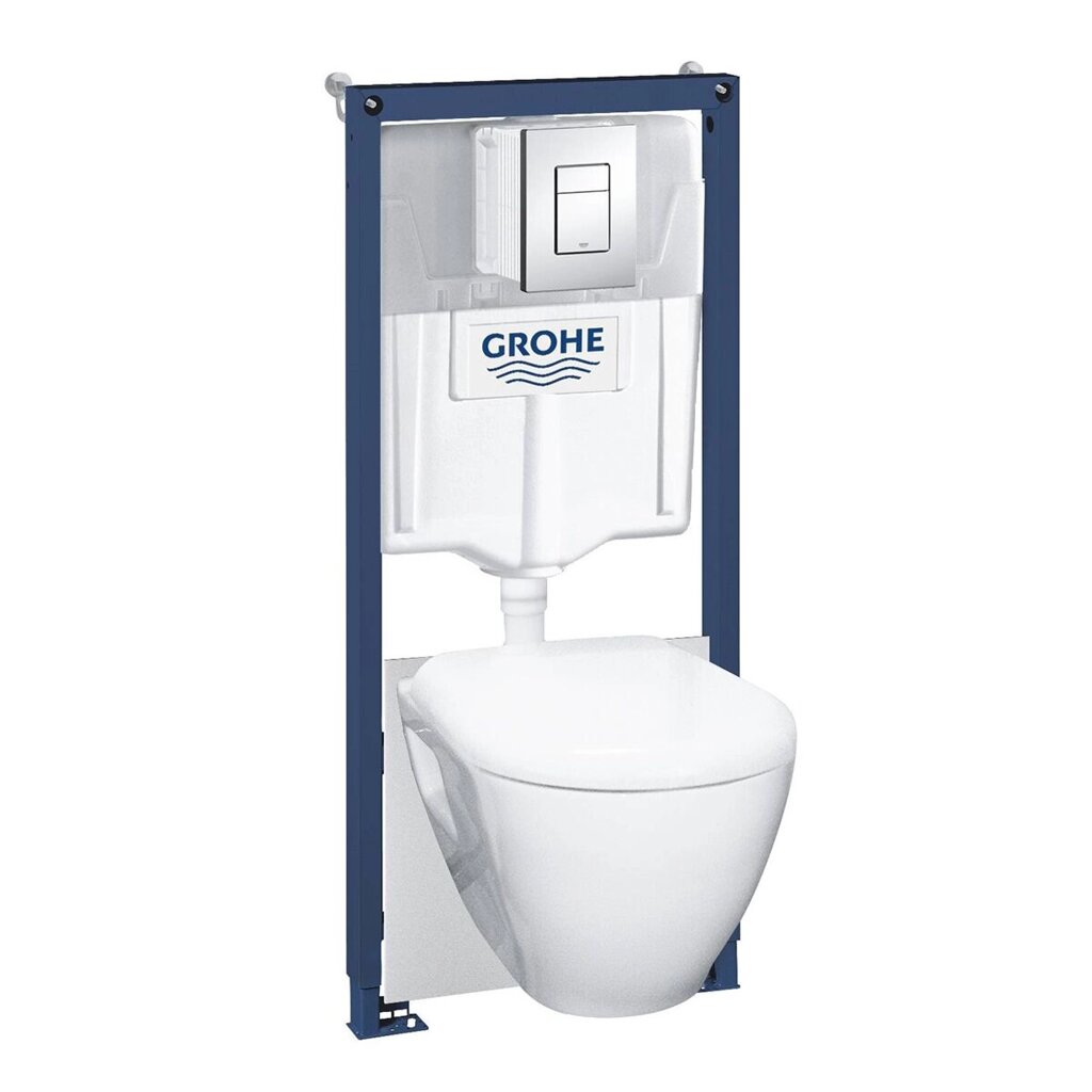 Система инсталляции Grohe Solido 5 in1 with ceramic WC 3-6l 1,13m 39468000 от компании ИП Фомичев - фото 1