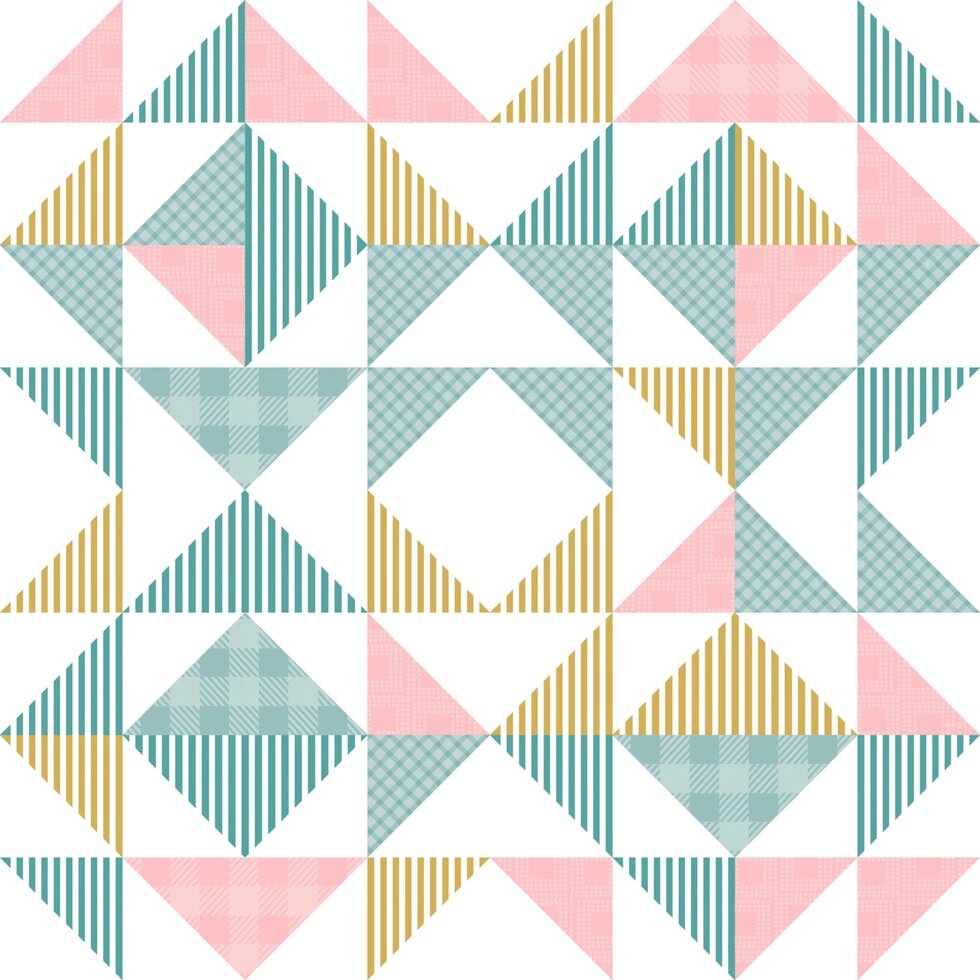 Скатерть Мажор ПВХ треугольники 160x135 см, цвет разноцветный от компании ИП Фомичев - фото 1