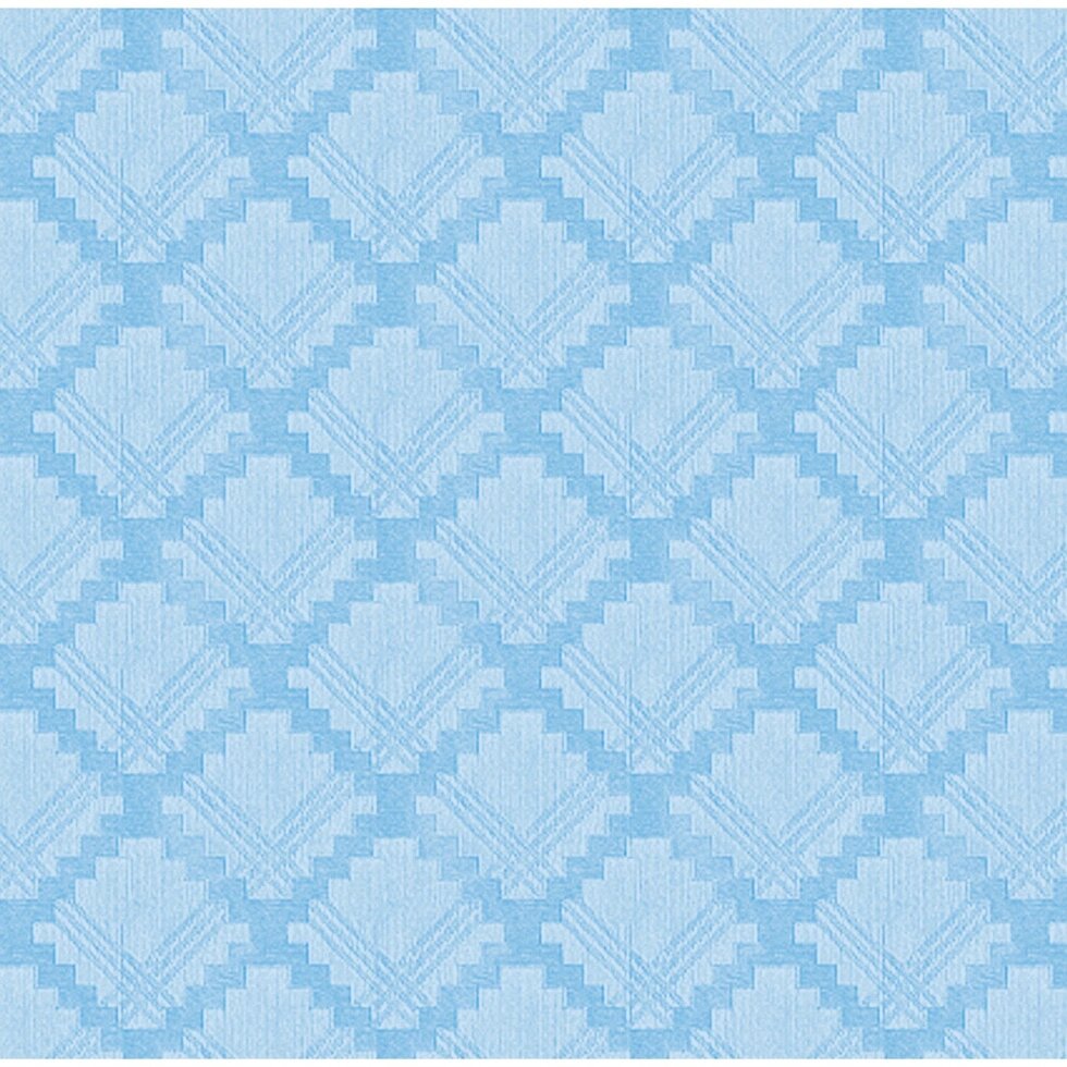 Скатерть «Шелк», ПВХ, ширина 135 см, цвет голубой от компании ИП Фомичев - фото 1