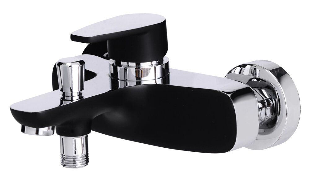 Смеситель для ванны Sensea Monroe однорычажный цвет черный от компании ИП Фомичев - фото 1