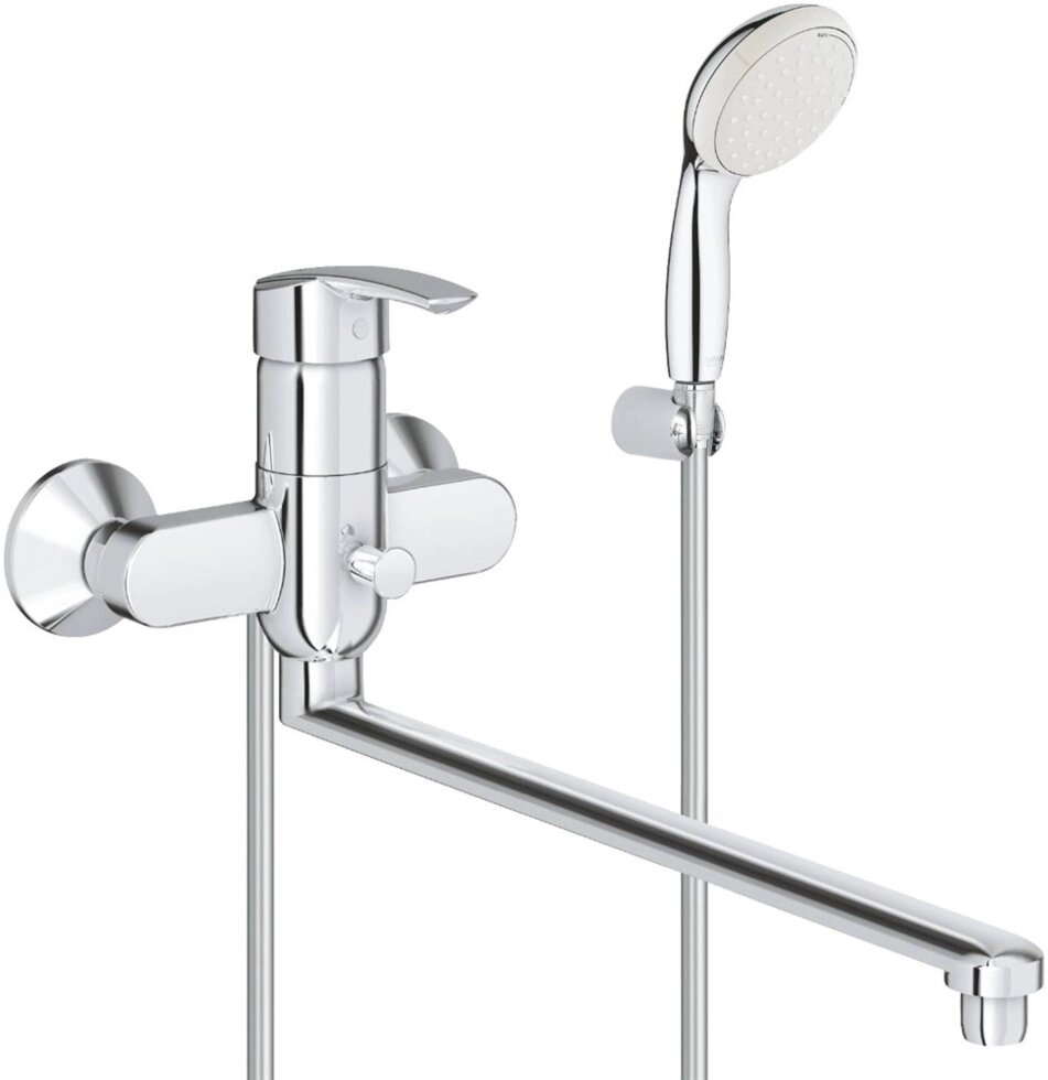 Смеситель GROHE Muliform универсальный с душевым гаринитуром New Tempesta II 3270800A от компании ИП Фомичев - фото 1