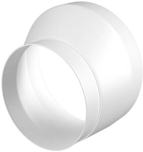 Соединитель ЭРА эксцентриковый круглого воздуховода с круглым пластик D100/110 арт. 1011РЭП