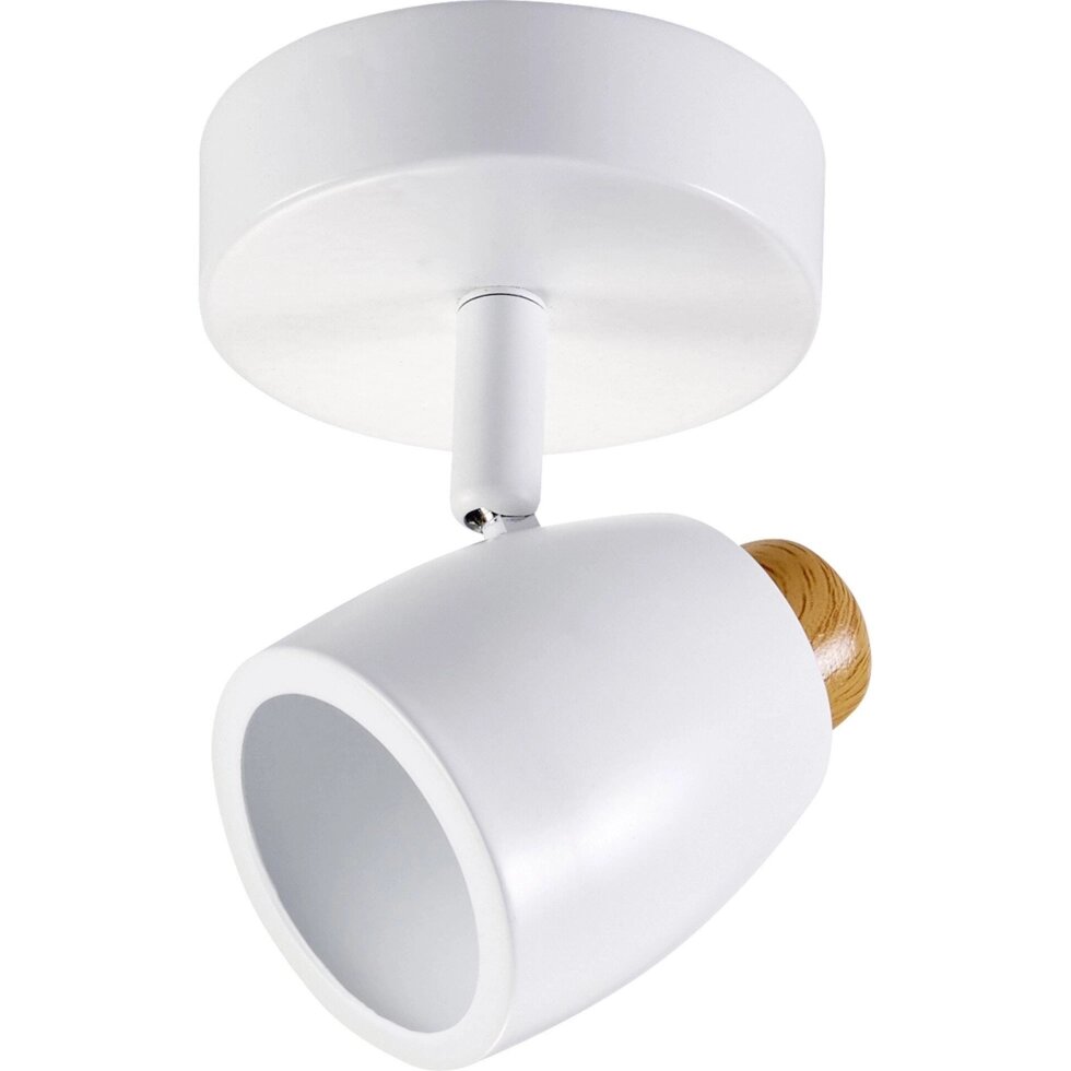 Спот поворотный Nordic 1 лампа 2.1 м? цвет белый от компании ИП Фомичев - фото 1