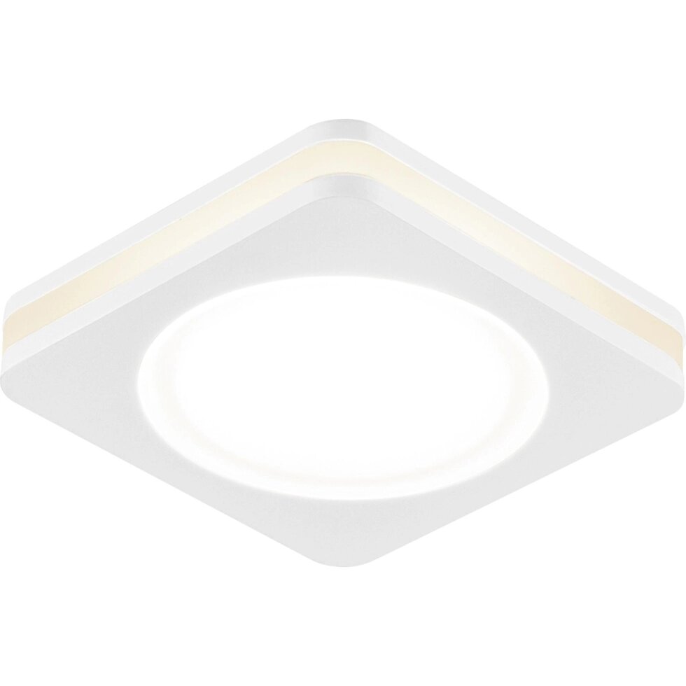 Спот встраиваемый светодиодный Elektrostandard «Contorno», 1х5 Вт, 450 Лм, IP20, цвет белый от компании ИП Фомичев - фото 1