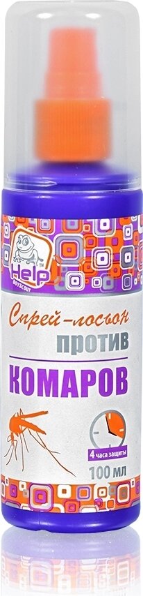 Спрей-лосьон Help от комаров репеллентный 100 мл от компании ИП Фомичев - фото 1