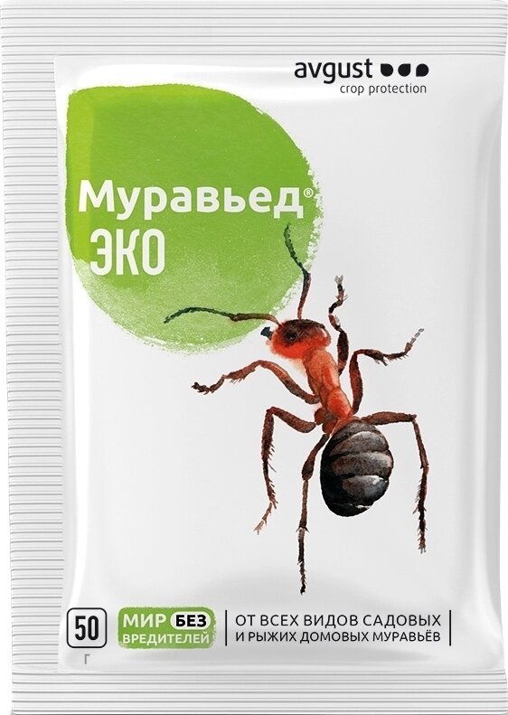 Средство борьбы с муравьями Муравьед ЭКО 50 г от компании ИП Фомичев - фото 1